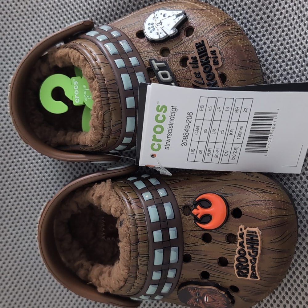 Starwars toddler crocs